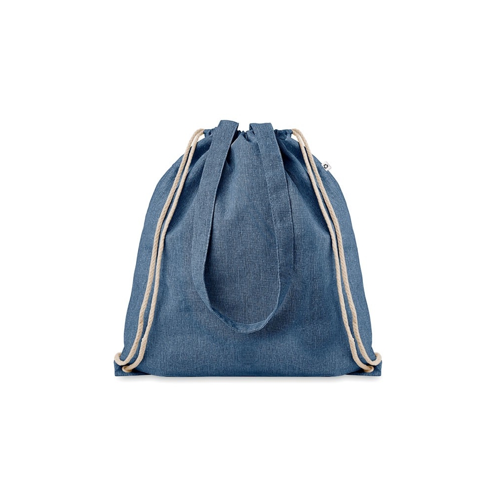 MOIRA DUO Perdirbtas pirkinių maišelis su užtraukiamais raišteliais 140 g/m²