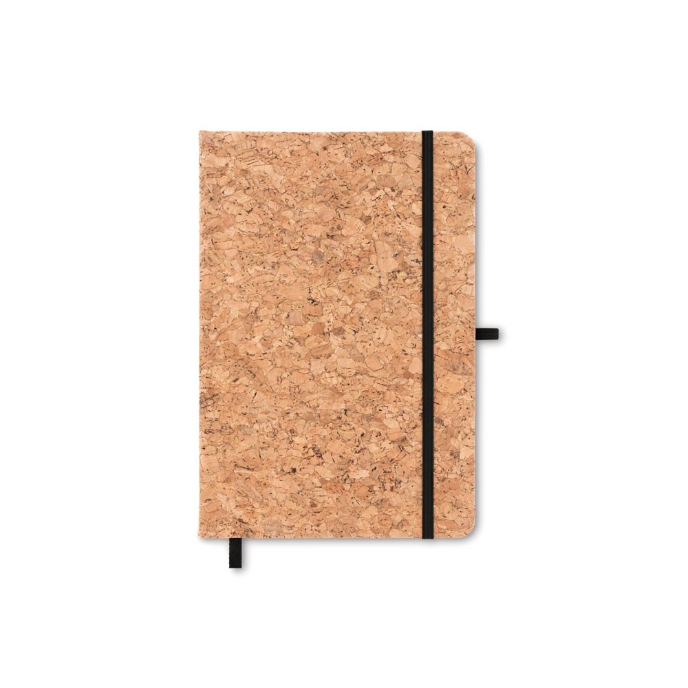 SUBER Užrašų knygutė A5 formato su kietu kamštiniu viršeliu