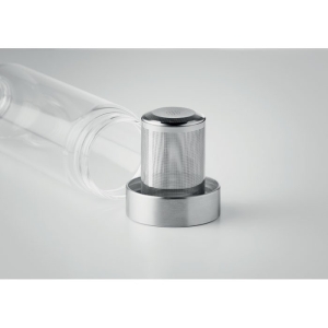 UTAH TEA Borosilikatinio stiklo butelis su arbatžolių sieteliu (500 ml)