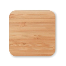 CUADRO Bambukinis belaidis įkroviklis su 2 USB prievadais 5W