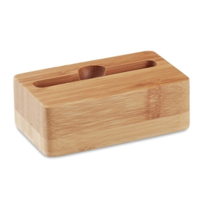 CARACOL Daugiafunkcis išmaniojo telefono stovas iš bambuko