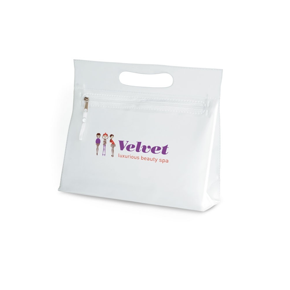 MOONLIGHT Skaidrus kosmetikos dėklas su užtrauktuku