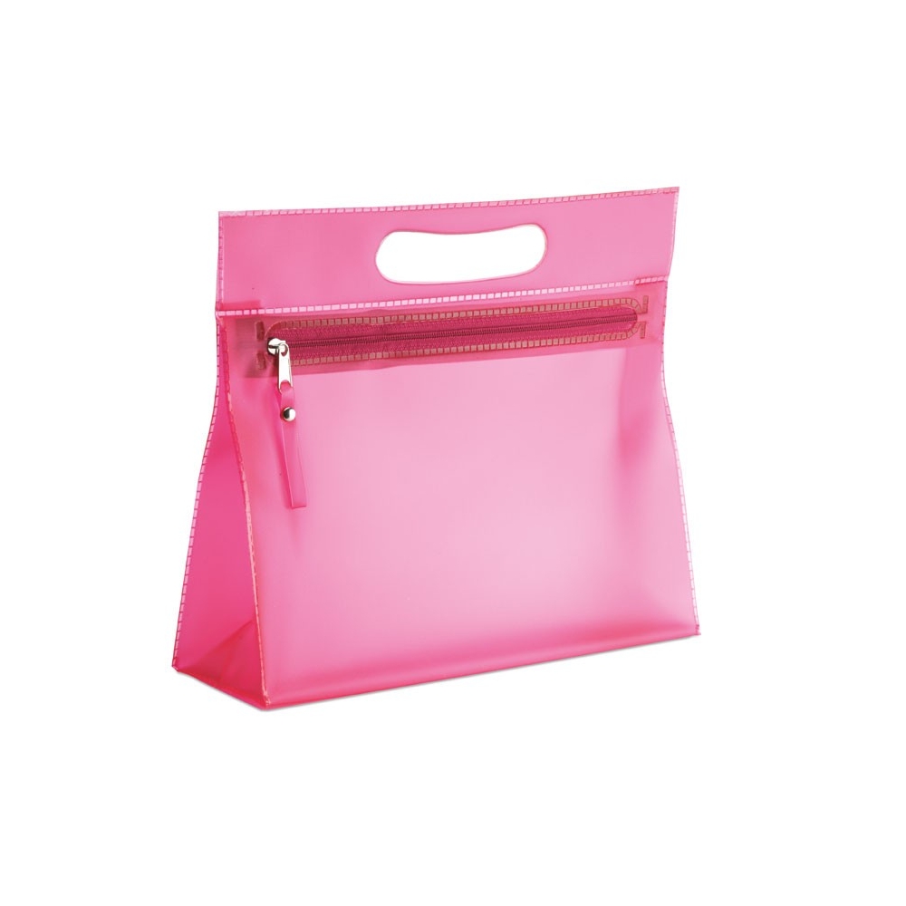 MOONLIGHT Skaidrus kosmetikos dėklas su užtrauktuku