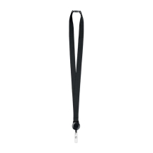 ZIP LANYARD Poliesterio kaklajuostė su ištraukiamu laikikliu 20 mm