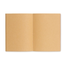 MINI PAPER BOOK Užrašų knygutė iš perdirbto kartono A6