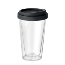 BIELO TUMBLER Kelioninis stiklinis puodelis su dangteliu, 350 ml