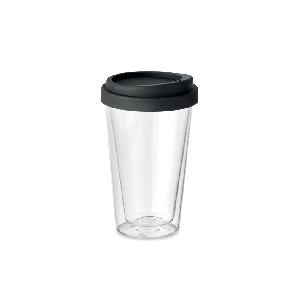 BIELO TUMBLER Kelioninis stiklinis puodelis su dangteliu, 350 ml