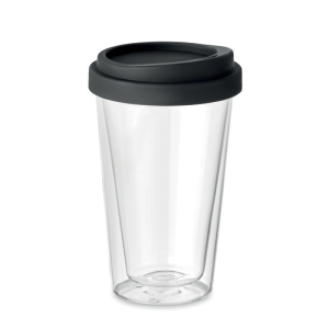 BIELO TUMBLER Kelioninis stiklinis puodelis su dangteliu, 350 ml
