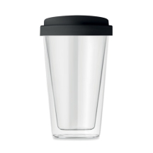 BIELO TUMBLER Kelioninis stiklinis puodelis su dangteliu, 350 ml