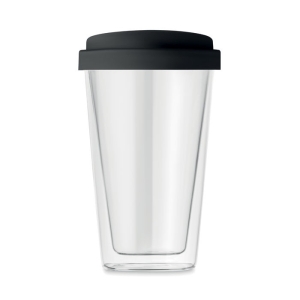 BIELO TUMBLER Kelioninis stiklinis puodelis su dangteliu, 350 ml