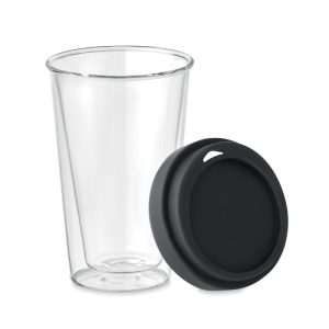 BIELO TUMBLER Kelioninis stiklinis puodelis su dangteliu, 350 ml