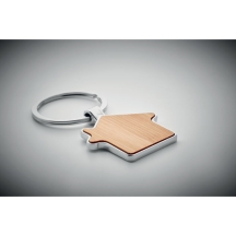 BURNIE  Namelio formos raktų pakabukas iš cinko lydinio