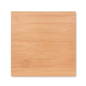 CAMPO TEA Bambukinė arbatos dėžutė su stiklo dangteliu (6×6×6 cm)