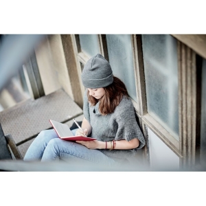 POLO RPET Unisex megzta kepurė iš poliesterio