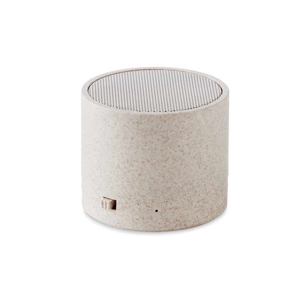 ROUND BASS+ Belaidė kolonėlė iš kviečių pluošto (3W)