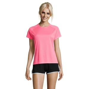 SPORTY WOMEN Moteriški sportiniai marškinėliai 140 g/m²