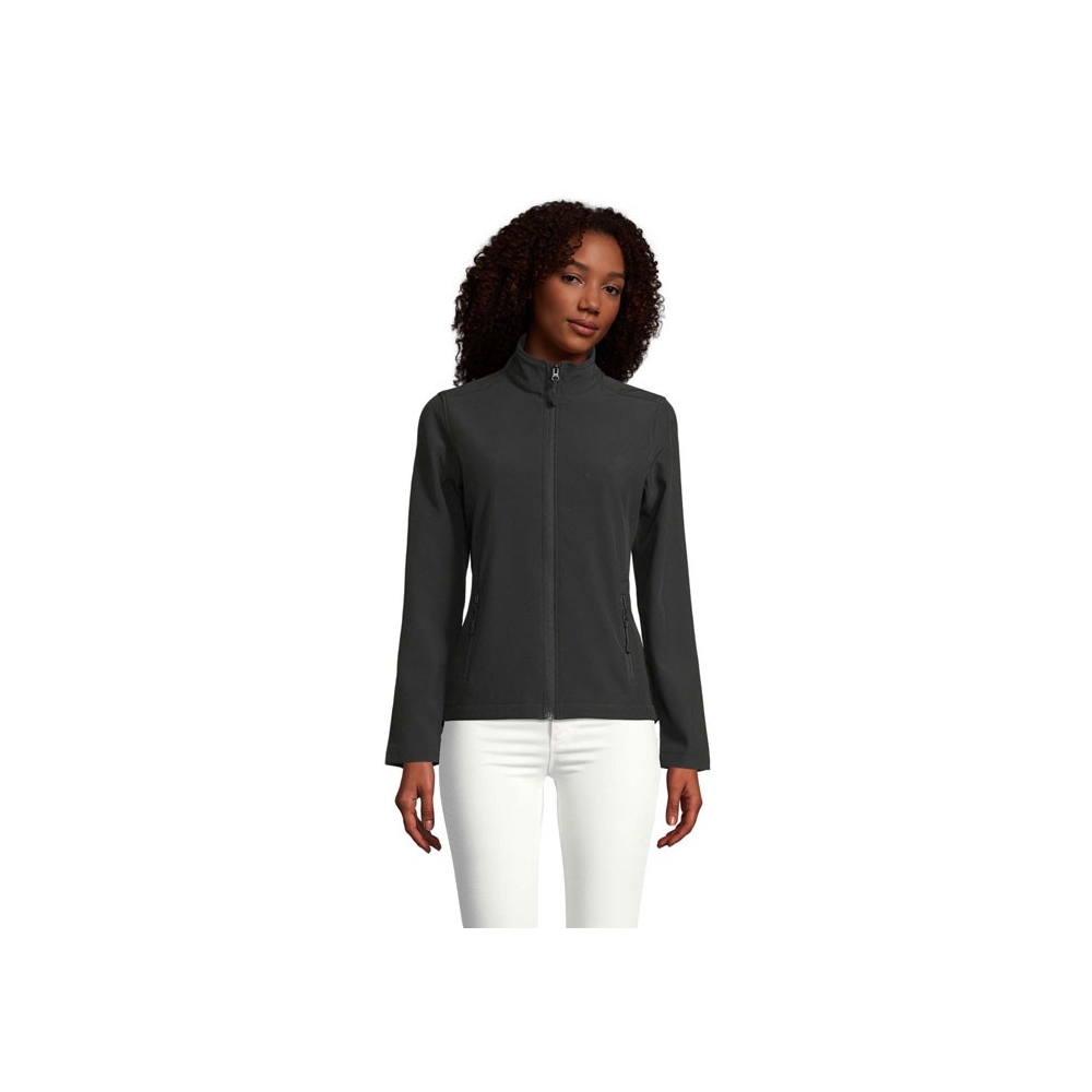 RACE WOMEN Moteriška softshell striukė su užtrauktuku 280 g/m