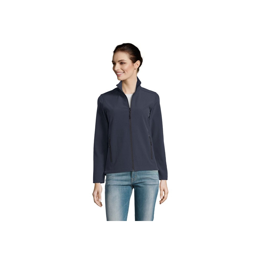 RACE WOMEN Moteriška softshell striukė su užtrauktuku 280 g/m