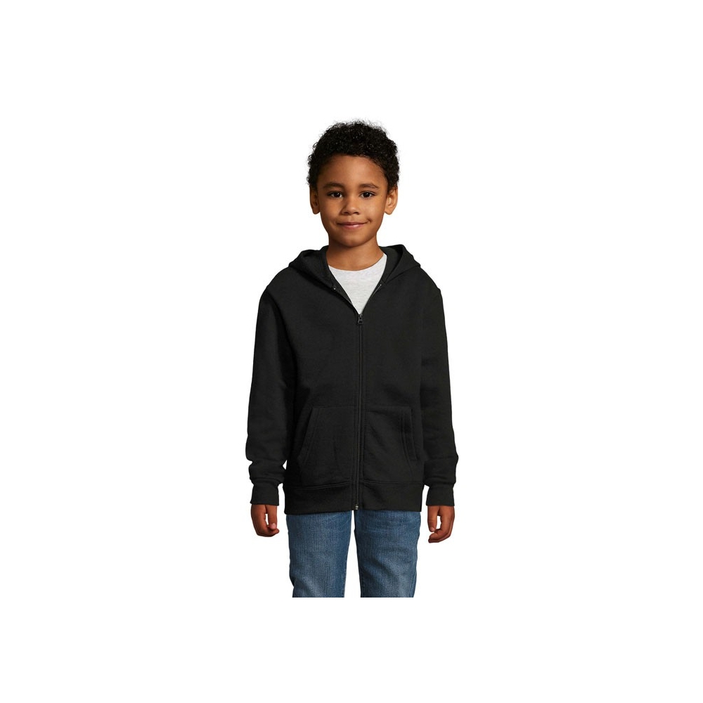 STONE KIDS Vaikiškas džemperis su gobtuvu ir užtrauktuku 260 g/m²