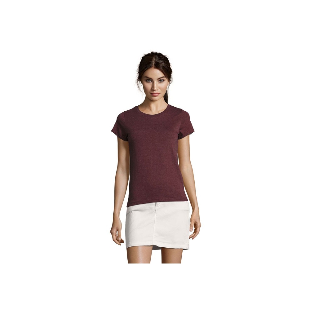 REGENT FIT WOMEN Moteriški priglundantys marškinėliai apvalia apykakle 150 g/m²