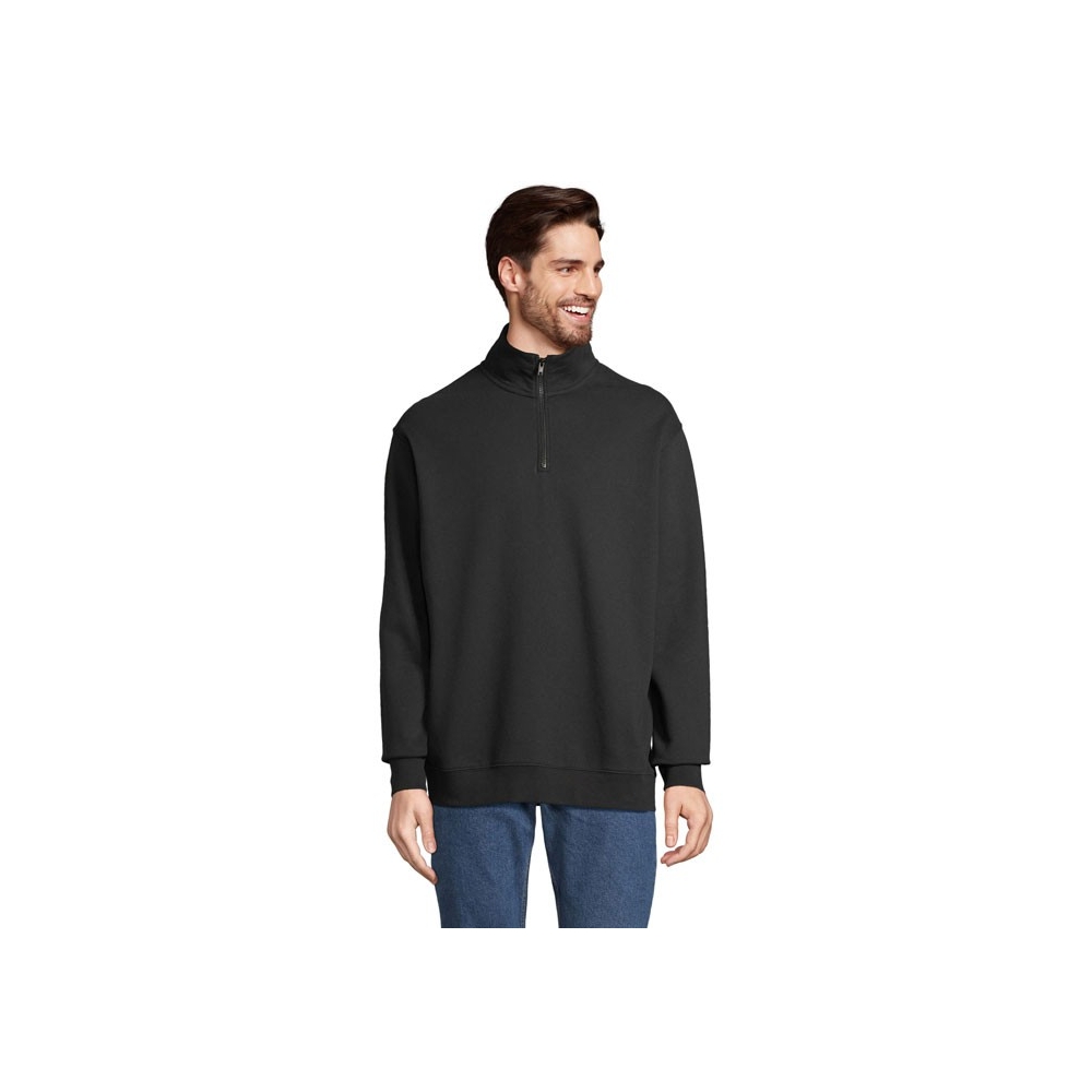 CONRAD Unisex džemperis su užtrauktuku prie kaklo