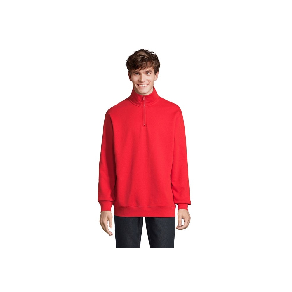 CONRAD Unisex džemperis su užtrauktuku prie kaklo