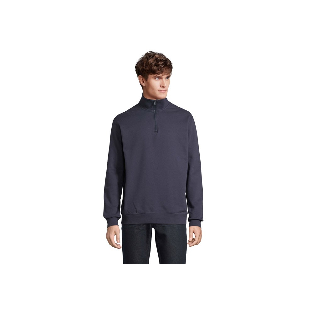 CONRAD Unisex džemperis su užtrauktuku prie kaklo