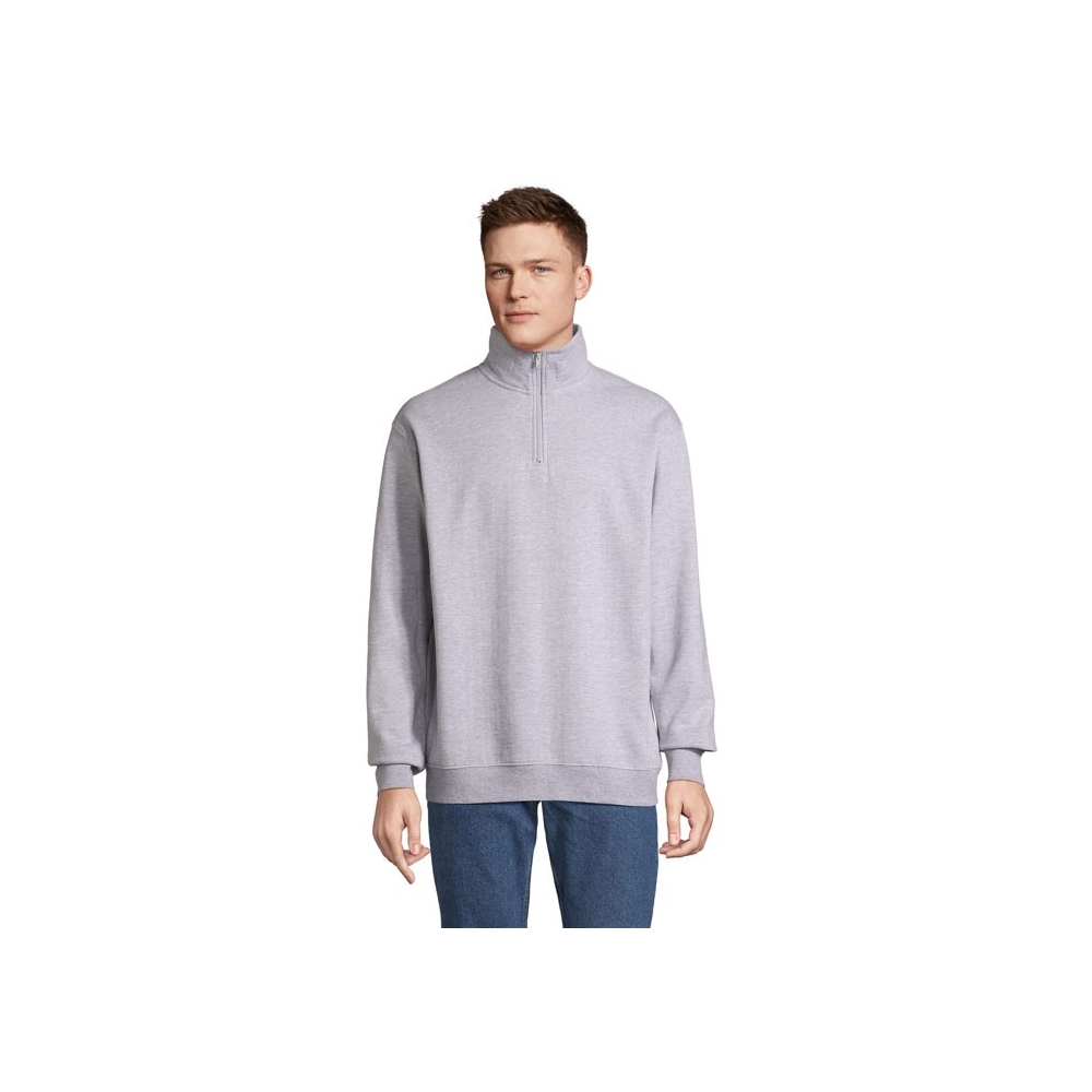 CONRAD Unisex džemperis su užtrauktuku prie kaklo