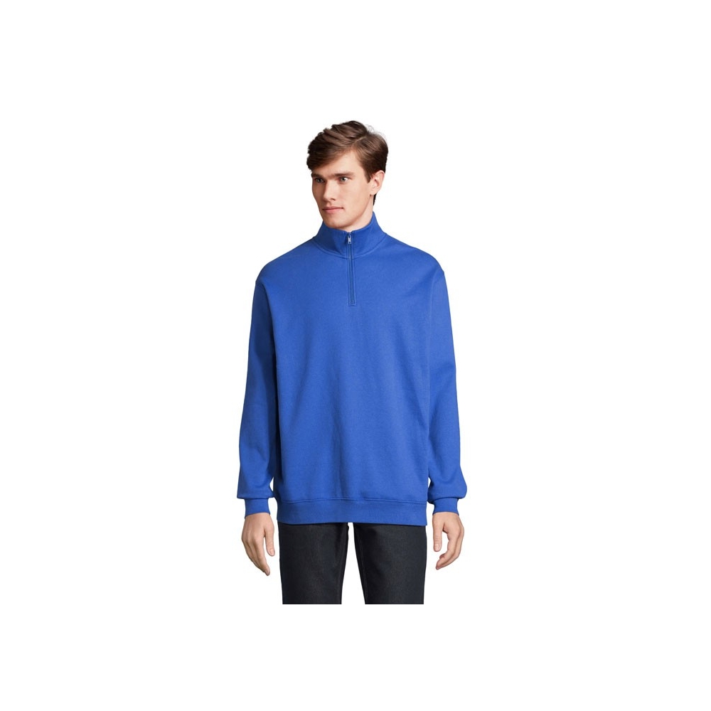 CONRAD Unisex džemperis su užtrauktuku prie kaklo