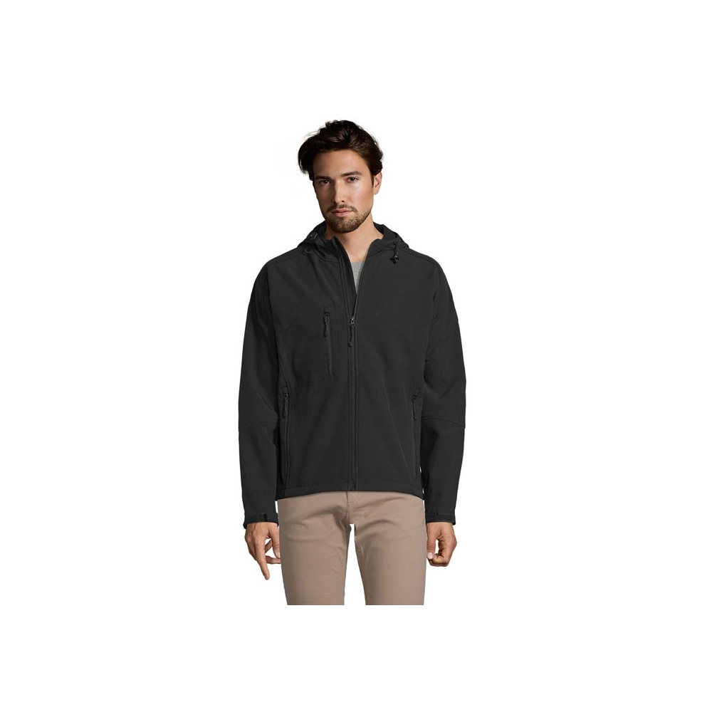 REPLAY MEN Vyriška „Softshell“ striukė su kapišonu