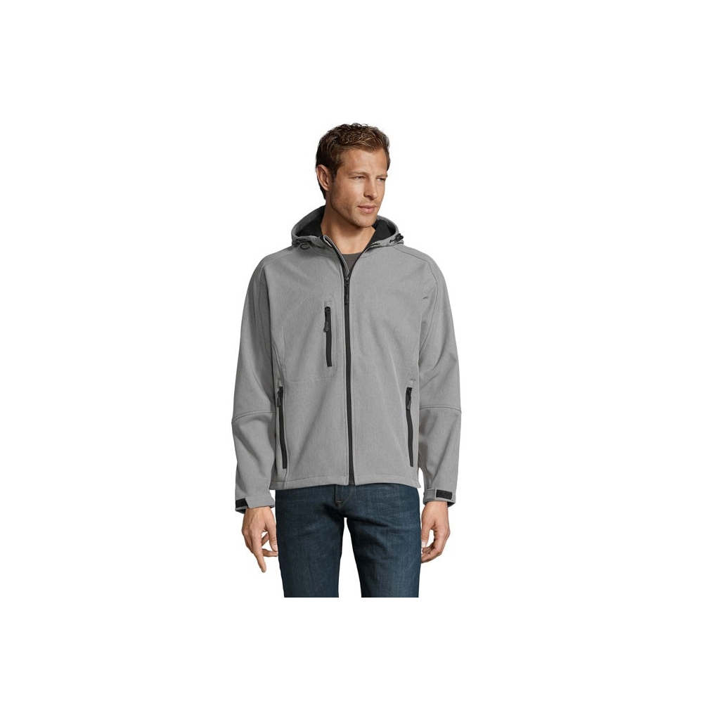 REPLAY MEN Vyriška „Softshell“ striukė su kapišonu