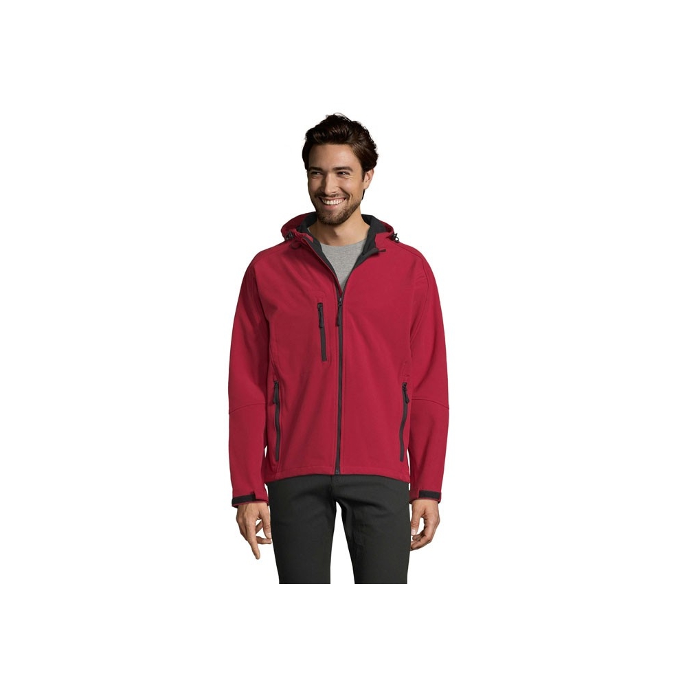 REPLAY MEN Vyriška „Softshell“ striukė su kapišonu