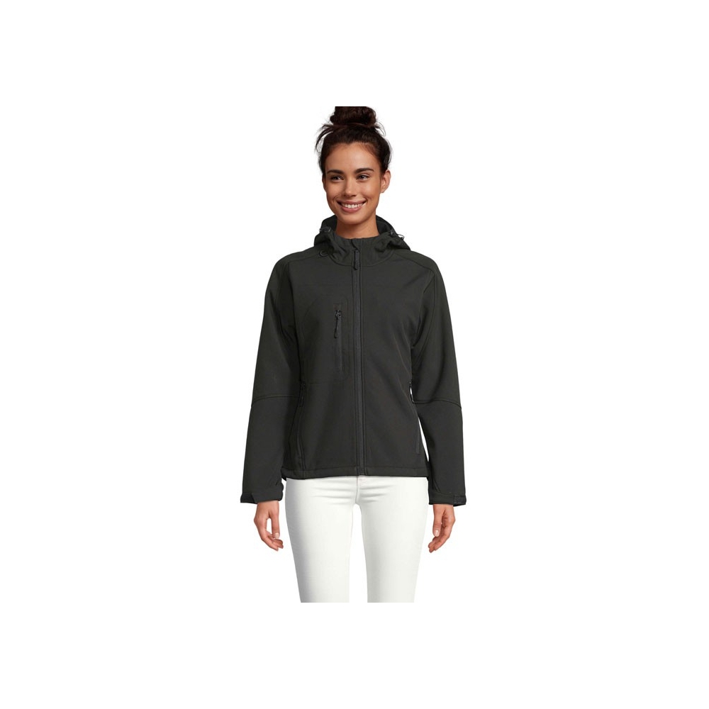 REPLAY WOMEN Moteriška „Softshell“ striukė su kapišonu