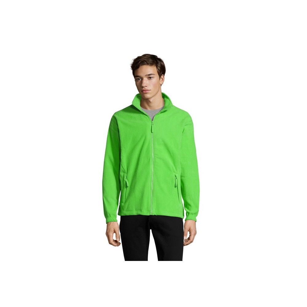 NORTH Vyriškas fliso džemperis su užtrauktuku 300 g/m²