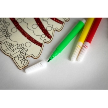 COLORTREE Šventinė Kalėdų eglutės dekoracija spalvinimui