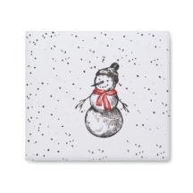 FESTIMUG Kalėdinis keramikinis puodelis su sezonišku raštu (300 ml)