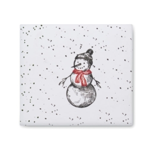 FESTIMUG Kalėdinis keramikinis puodelis su sezonišku raštu (300 ml)