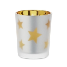 LANDLE LED arbatinė žvakė stiklainyje su baterija