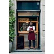 GAMMA Reguliuojama prijuostė iš ekologiškos medvilnės (240 gr/m²)