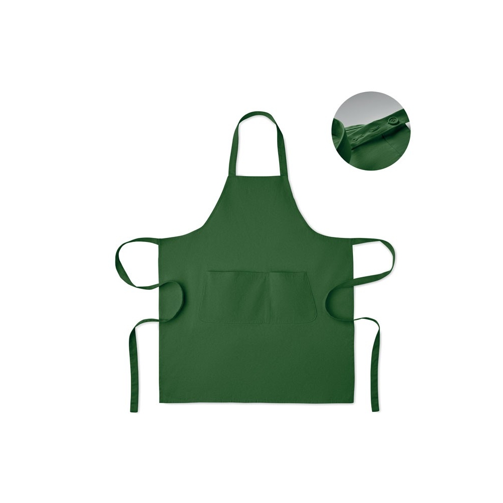 GAMMA Reguliuojama prijuostė iš ekologiškos medvilnės (240 gr/m²)