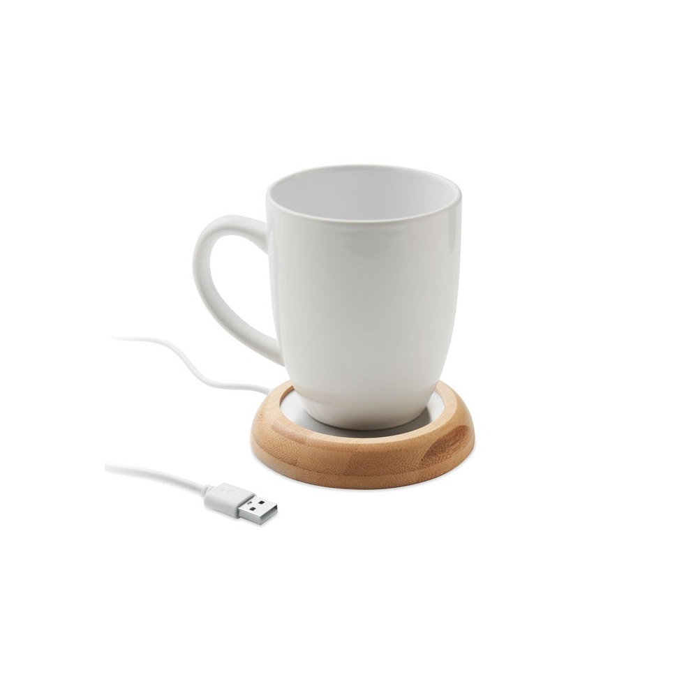 MUGLET Stilingas puodelio šildytuvas iš bambuko