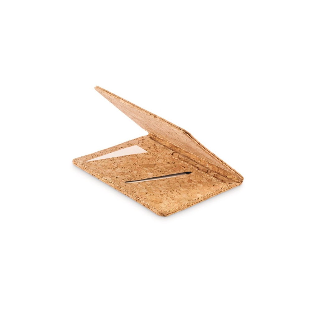 CORKPASS Kamštinės medžiagos paso dėklas su vidine kortelių kišene