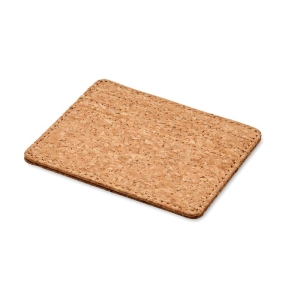 WALLK Kamštinės medžiagos kortelių dėklas su apsauga