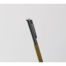 CHIPPEWA PEN Sukamo mechanizmo metalinis rašiklis su audinio apdaila