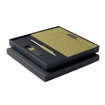 CHIPPEWA SET A5 užrašų knygutės rinkinys su rašikliu ir raktų pakabuku