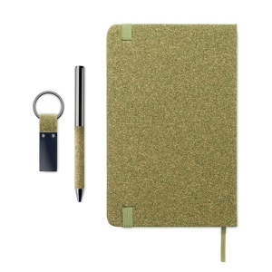 CHIPPEWA SET A5 užrašų knygutės rinkinys su rašikliu ir raktų pakabuku