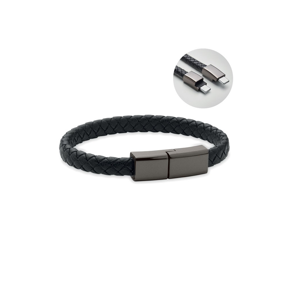 FAULETI CHARGE Apyrankė su įkrovimo ir duomenų perdavimo kabeliu (Type-C)