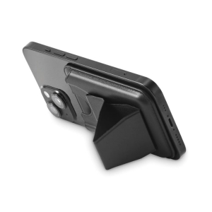 LEAMAG Odinis kortelių dėklas telefonui su stoveliu