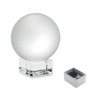 GLASSWARD Stiklinis apvalus apdovanojimas su dovanų dėžute