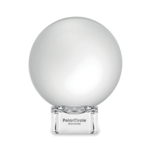 GLASSWARD Stiklinis apvalus apdovanojimas su dovanų dėžute